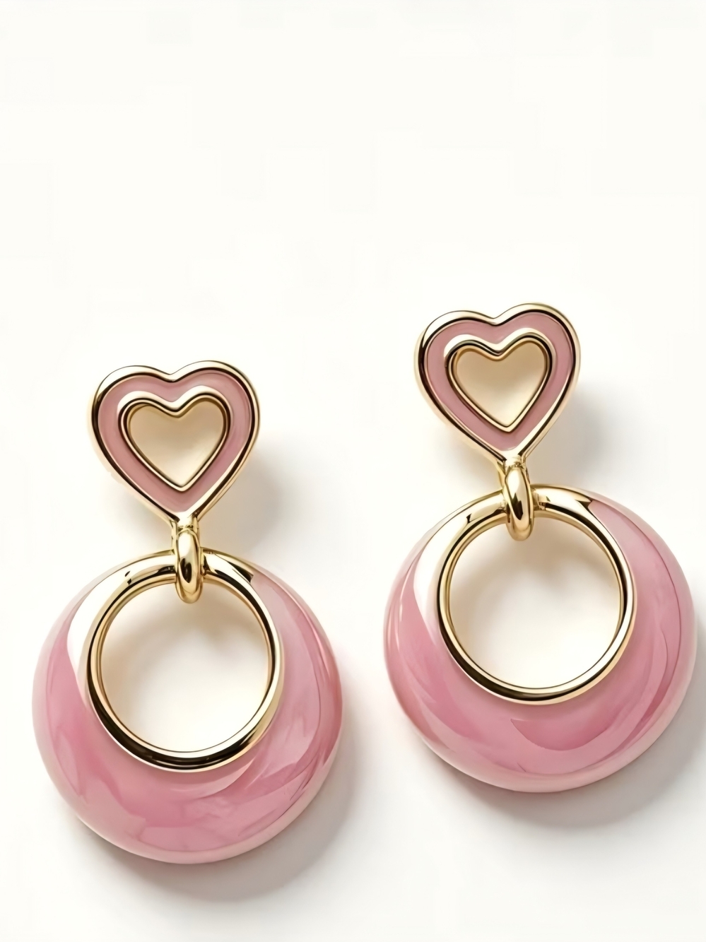 Soft Mist Powder Pink Mini Earrings Dainty Nwt